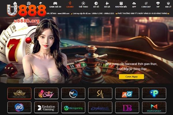 Các sảnh Live Casino U888 có nhiều ưu điểm